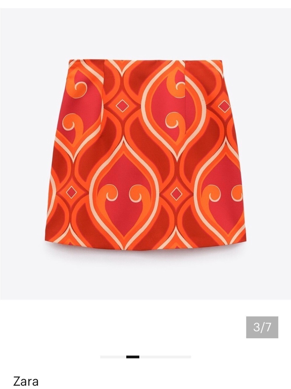Zara Geometric Skort Medium HD4829 - Picture 2 of 5